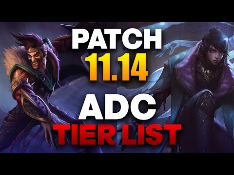 IN-DEPTH ADC TIER LIST PATCH 11.14 - The Best ADCs, Builds & Runes To Climb With | League Of Legends