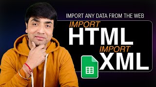Download the video "Import Any Data From The Web | Google Sheets Importhtml & Importxml Function"