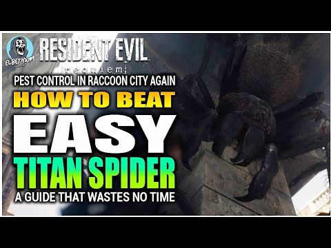 HOW TO BEAT Titan Spinner Spider Boss EASY GUIDE | Resident Evil Requiem