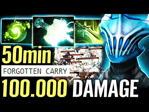 🔥 50 MIN 100.000 DAMAGE WTF Fogotten Carry — Razor Mjollnir + Refresher by Skiter Dota 2 Pro