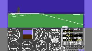Sublogic Flight Simulator II [Commodore Plus/4 game]