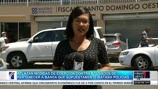Conocen medidas de coerción acusados de pertenecer banda que supuestamente mataba policías