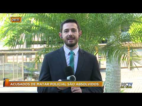 Acusados de matar policial são absolvidos em Joinville - SC no Ar/RIC TV - 08/02/2019