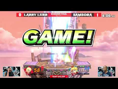 Shark Tank #156 Winners Final - Samsora (Peach) Vs. Larry Lurr (Mii Brawler) - SSBU Tournament