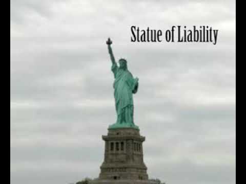 Dancing statue of liberty.