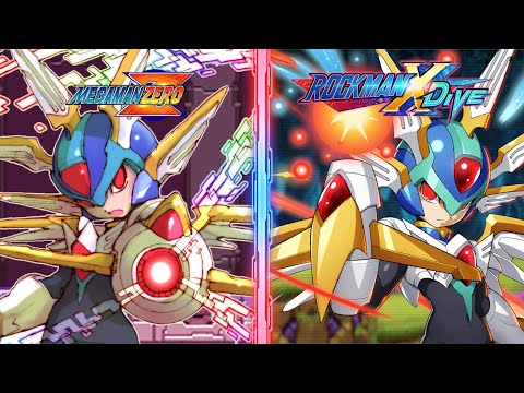 Copy X Boss Comparison - Mega Man X DiVE