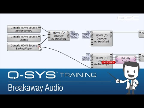 Q-SYS Video 101 - Breakaway Audio