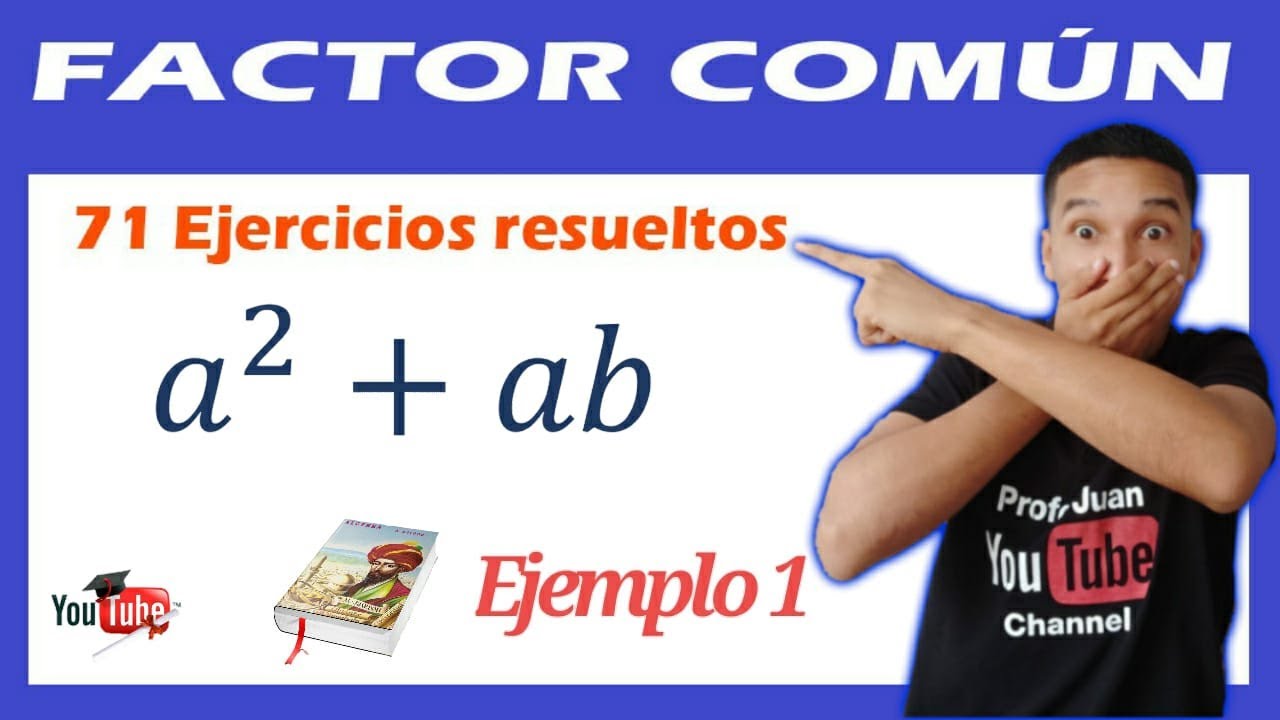 😍 👉 FACTOR COMÚN MONOMIO ejemplo 1🚀 | Factorización de polinomios PASO A PASO 😱|