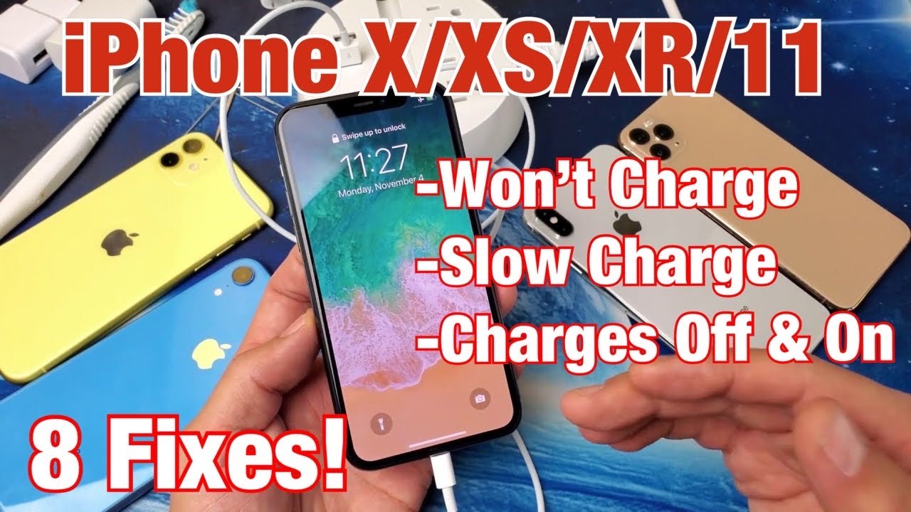 iPhone X/XS/XR/11: Not Charging, Charging Slowly, Charging Issues FIXED