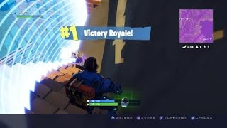 ［Fortnite］メンテ入るまで30分接続切れるギリギリでドン勝つ！