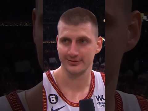“The Job is Done, We Can Go Home Now”- Nikola Jokic The #NBAFinals MVP! #Shorts