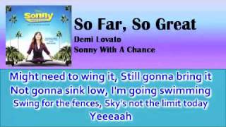 So Far So Great - Demi Lovato (Full Song with Lyrics on Screen!)
