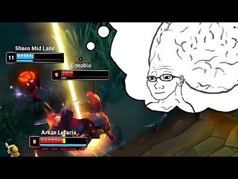 These 200 IQ Shaco Mid Plays are INSANE