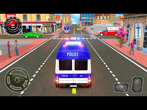 Police Ambulance Van Driving - Emergency Rescue Car Simulator 911 -  Android Gameplay