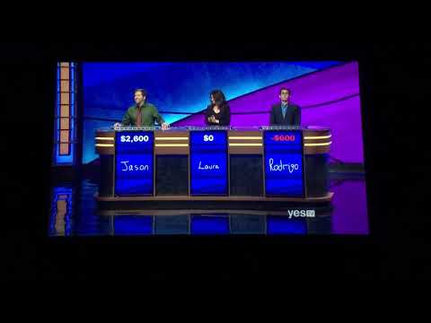 Jeopardy Season 36, Jason Zuffranieri’s 12TH Game - 1st Daily Double (9/16/19)
