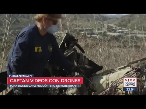 Kobe Bryant. Drones captan video del lugar donde murió | Noticias con Ciro Gómez Leyva