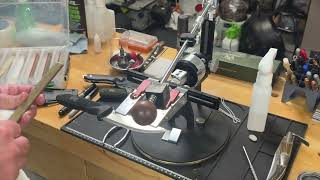 TSPROF N Diamond STONES a helpful solution to sharpening curved knives & a new beauty from Odenwolf