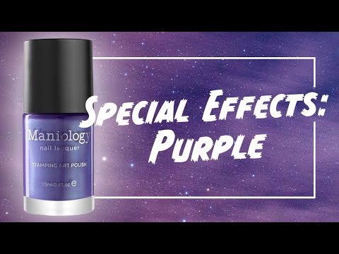 💜 Stamping Polish Color Comparison: Special Effects Purple | Maniology LIVE!