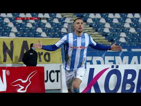 GOOOL! Poli Iași - Dinamo 1-0. Calcan și Djuranovic o îngenunchează pe Dinamo