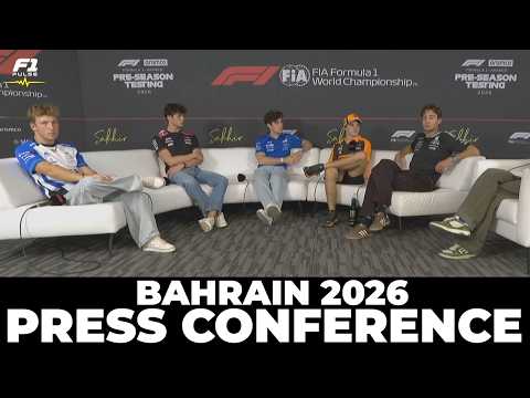 F1 Drivers Press Conference Bahrain Testing Week 2 | DAY 3 | F1 2026