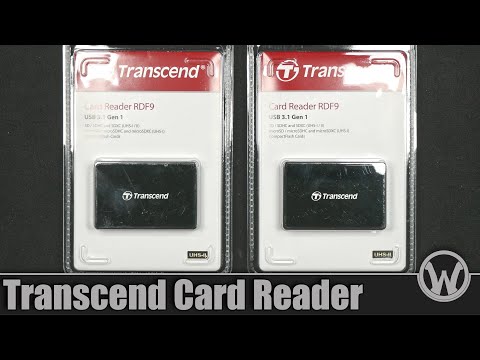Transcend Card Reader RDF9 UHS-II - Unboxing (No Commentary)