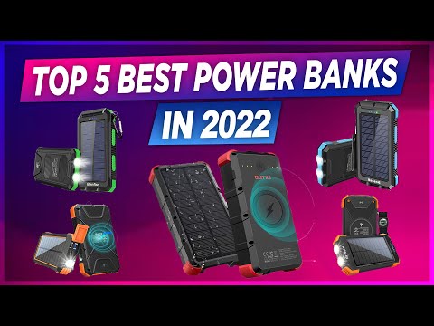 Best Power Bank 2022 🔥 Top 5 Best Solar Charger Power Banks 2022 🔥