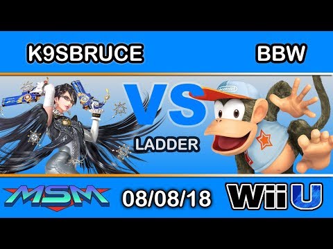 MSM 161 - TR | K9sbruce (Bayo) Vs BBW (DiddyKong) Ladder - Smash 4