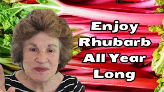 Preserve Your Rhubarb: Can, Bake, Dehydrate, Freeze, Juice & Sauce