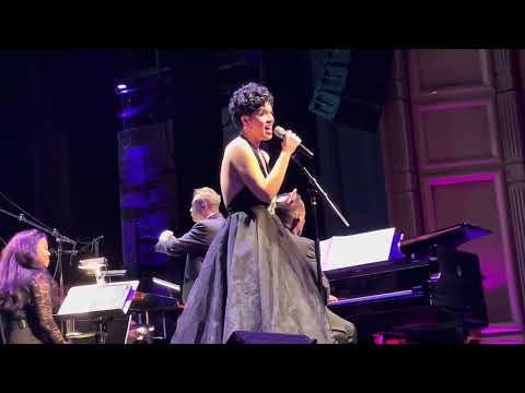 Aiyana Lee live performance with an orchestra for Highest to Lowest