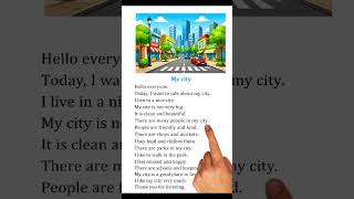 My City | English Speaking & Reading Practice | Learn English #shorts #viral #trending