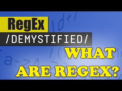 Regular Expressions Introduction | REGEX DEMYSTIFIED