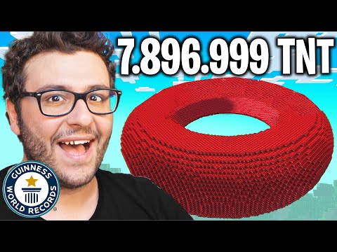 PROVO A BATTERE 5 RECORD MONDIALI SPECIALI DI MINECRAFT