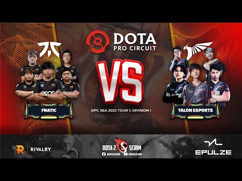 Fnatic vs Talon Esports - DPC SEA 2023 Tour 1: Division I - Game Highlights - BO3
