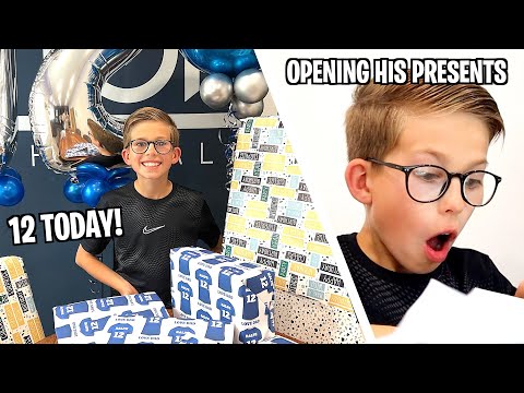 RALPHS 12th BIRTHDAY - OPENING HIS PRESENTS!!