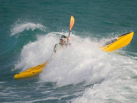 Kayak Technique - Launching in a Surf Zone