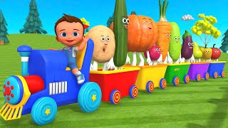 Learn Vegetables Names - Little Babies Fun Farming | Little Cartoon Vegetables | Kids Educational