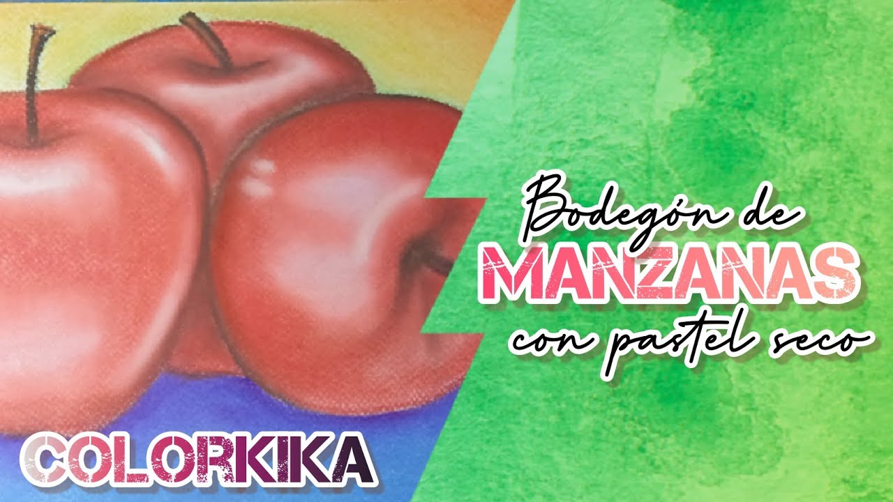 Dibujando un bodegón de manzanas rojas. Clase Resumen:23