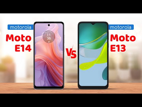 Motorola Moto E14 vs. Motorola Moto E13 Specification Comparison