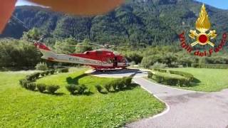 Bergamo, il salvataggio degli escursionisti rimasti bloccati nei rifugi