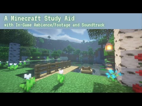 A Minecraft Study Aid || In-Game Ambience/Footage and Soundtrack