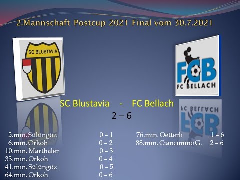 Zwööi Postcup Final 2021 SC Blustavia - FC Bellach