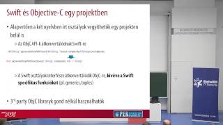 [Open Academy 2015/I] Dr. Kelényi Imre - Swift - Helyzetjelentés az iOS programozás új nyelvéről