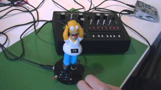 Circuit Bent Homer Simpson by freeform delusion