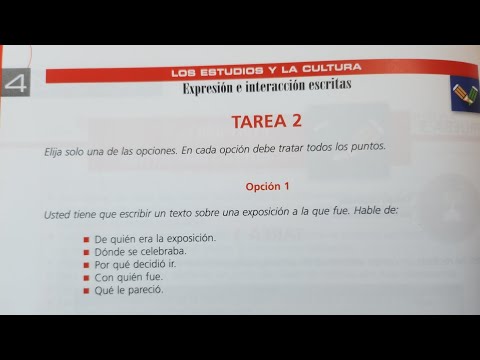 DELE A2. Written exam.