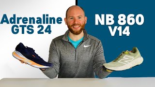 New Balance 860v14 vs Brooks Adrenaline GTS 24 Review by a F
