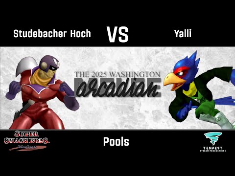 Studebacher Hoch (Captain Falcon) vs Yalli (Falco) - Melee Pools -  WA Melee Arcadian 2025