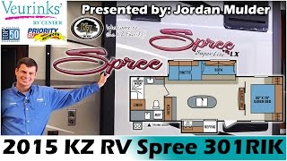 preview picture of video 'KZ RV Spree 301RIK New Island Kitchen Travel Trailer 2015 | Grand Rapids, MI'