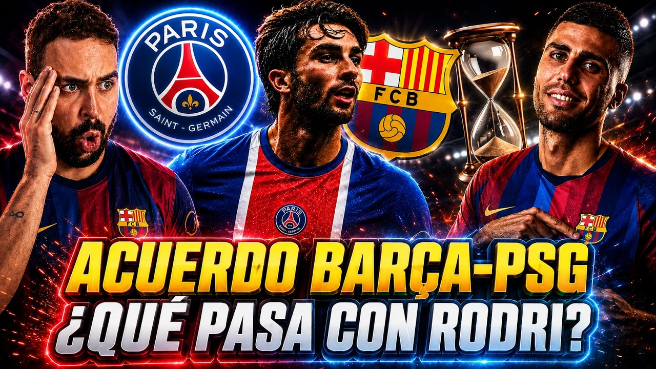 🚨ACUERDO BARÇA-PSG por FERRAN TORRES ¡55 MILLONES! - ¿QUÉ PASA con RODRI? TODA la INFORMACIÓN