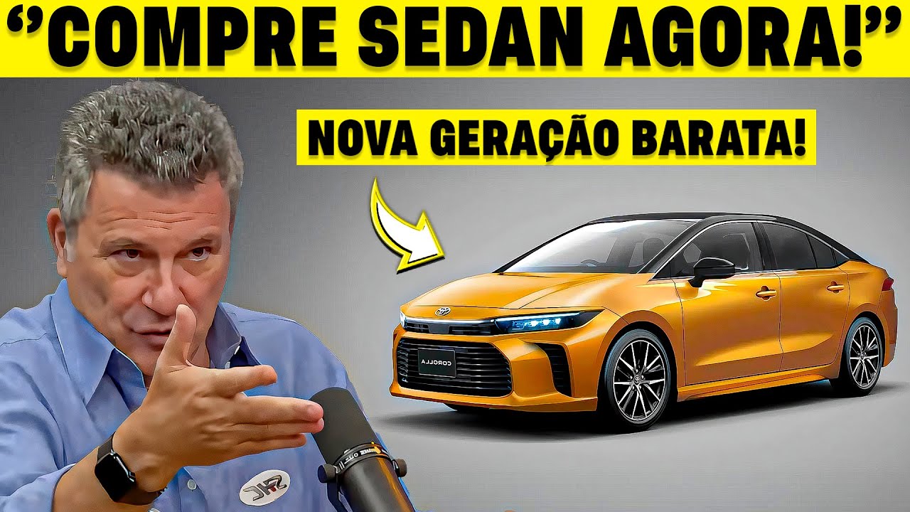 🚨 AMANTE DE SEDANS? 5 LANÇAMENTOS QUE CHEGARÃO NO BRASIL EM 2025!