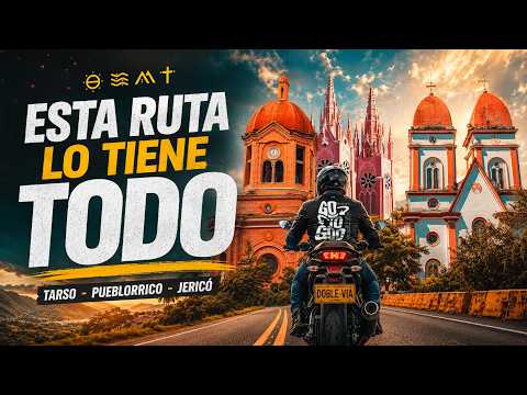 Curvas, café y pueblos que enamoran | Ruta en moto por Tarso, Pueblorrico y Jericó